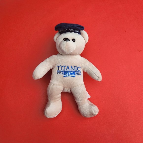 Stuffed Titanic Anniversary Boatswain Bear White Star Line 100 Years 1912-2012 - Picture 2 of 6